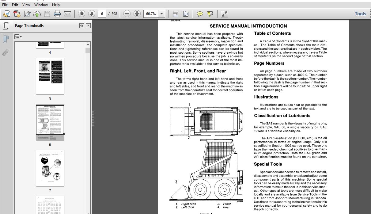 Case 1816, 1816B, & 1816C Uni-Loaders Service Repair Manual Case 1816