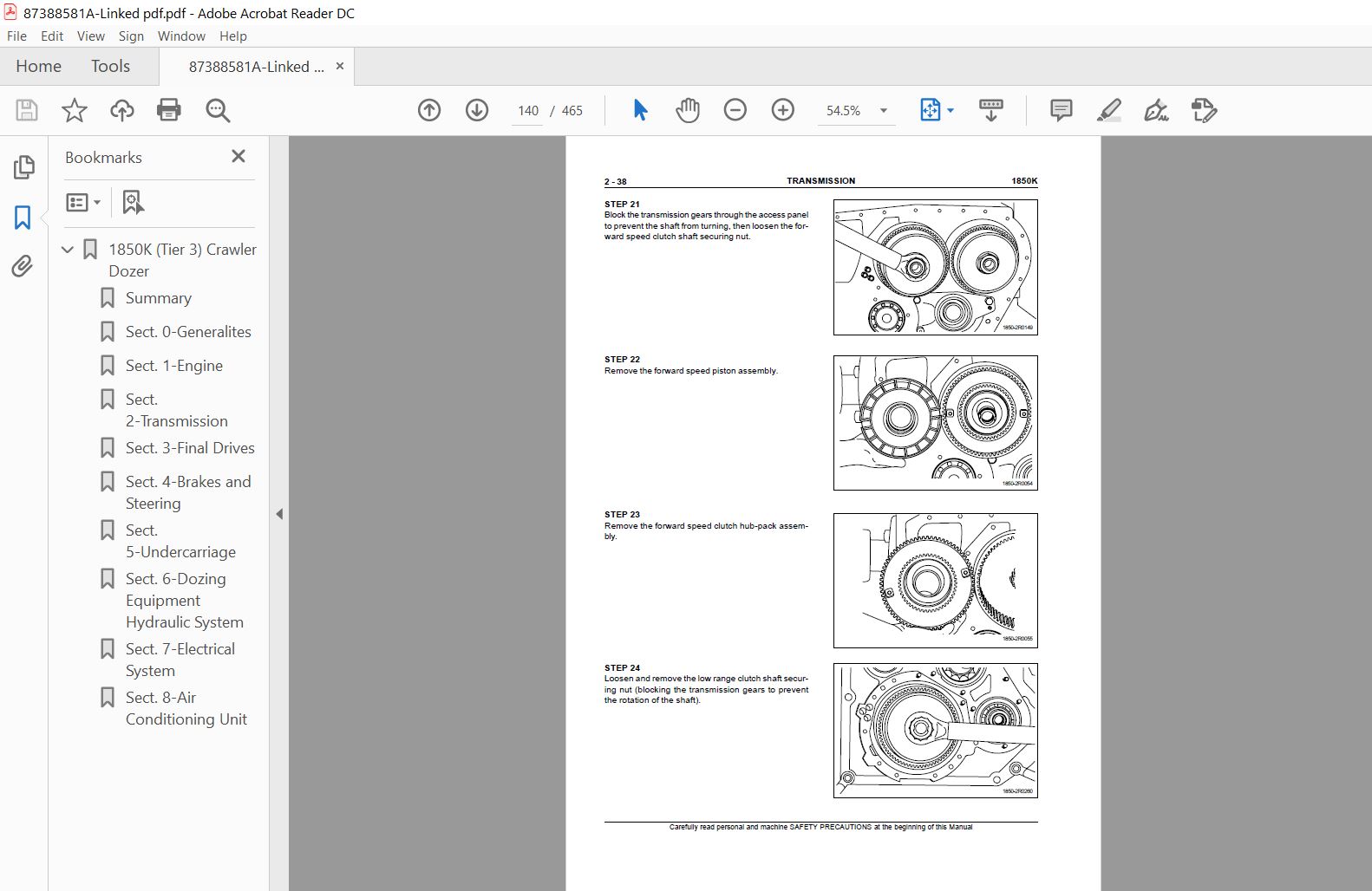 Case Engine Isuzu 4LE2 Tier 3 Repair Manual 87495896 PDF