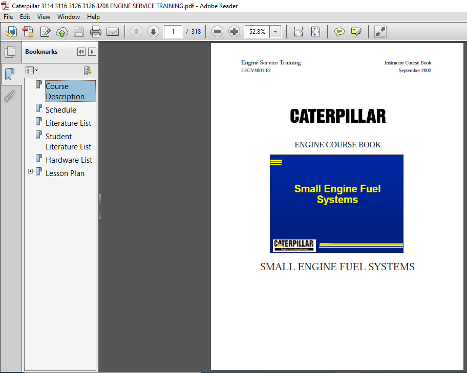 CAT CATERPILLAR 3114 3116 GENERATOR ENGINES SHOP REPAIR SERVICE MANUAL 