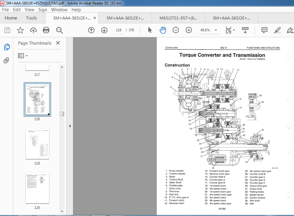 Kawasaki Wheel Loader 65ZIV Parts Catalog Manual + Workshop Manual - PDF DOWNLOAD ~ HeyDownloads