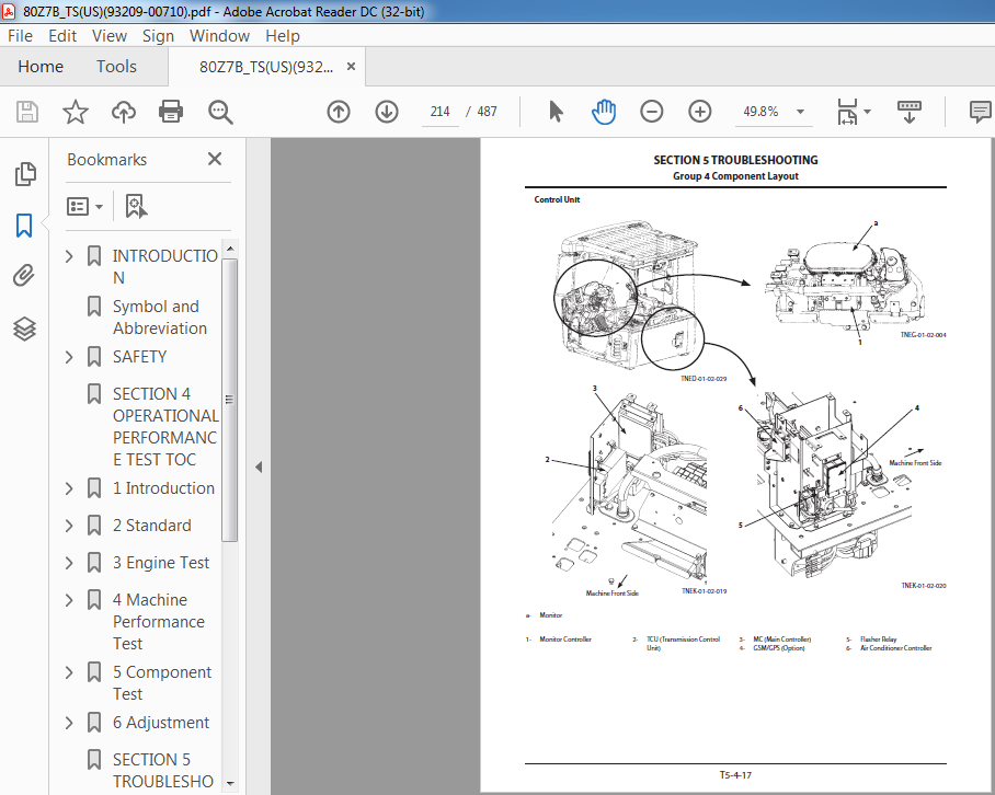 Wheel Loader 80Z7 Service manual + Parts manual + Wiring diagrams + Troubleshooting manual - PDF DOWNLOAD HeyDownloads Manual Downloads