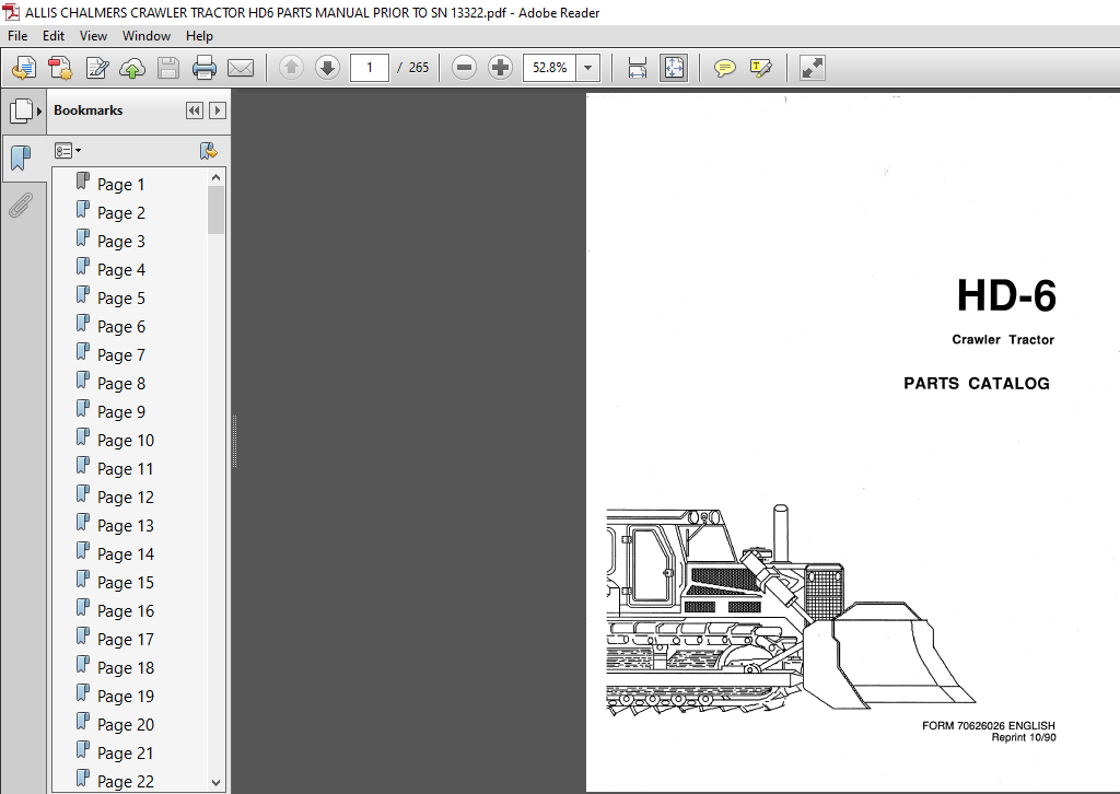 Details about   Allis Chalmers 493 Inside And 4100 Outside Angle Dozers Parts Manual 