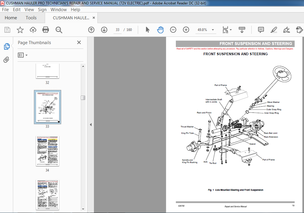 Cushman Hauler 1200x Parts Manual