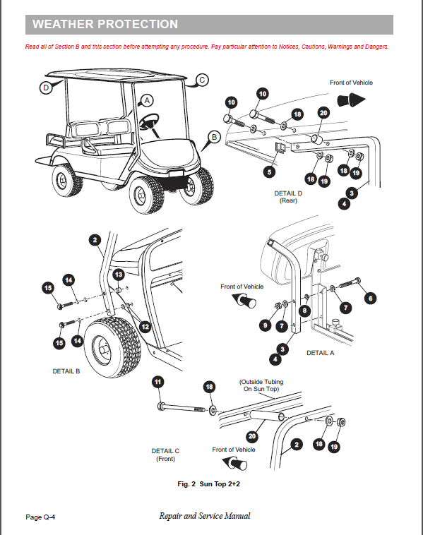 1998 Gas Ezgo Txt Parts Diagram