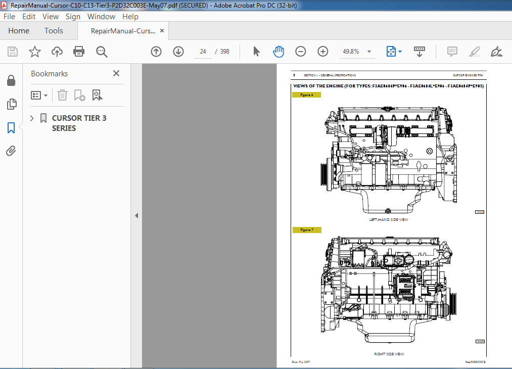 Iveco C10 C13 Cursor G Drive Cursor Tier 3 Series Technical Repair Manual Pdf Download Heydownloads Manual Downloads