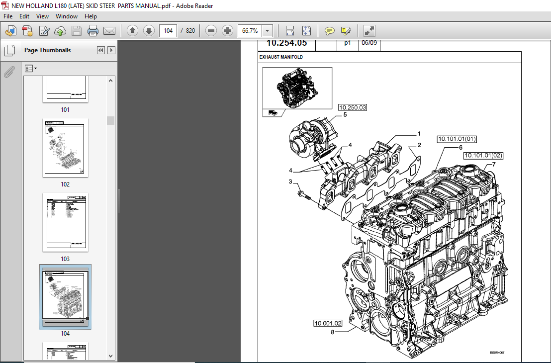 NEW HOLLAND L180 (LATE) SKID STEER PARTS MANUAL - PDF DOWNLOAD ...