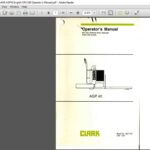 Clark Forklift C CY CFY CH CHY60-80 English O-126 Operator's Manual ...