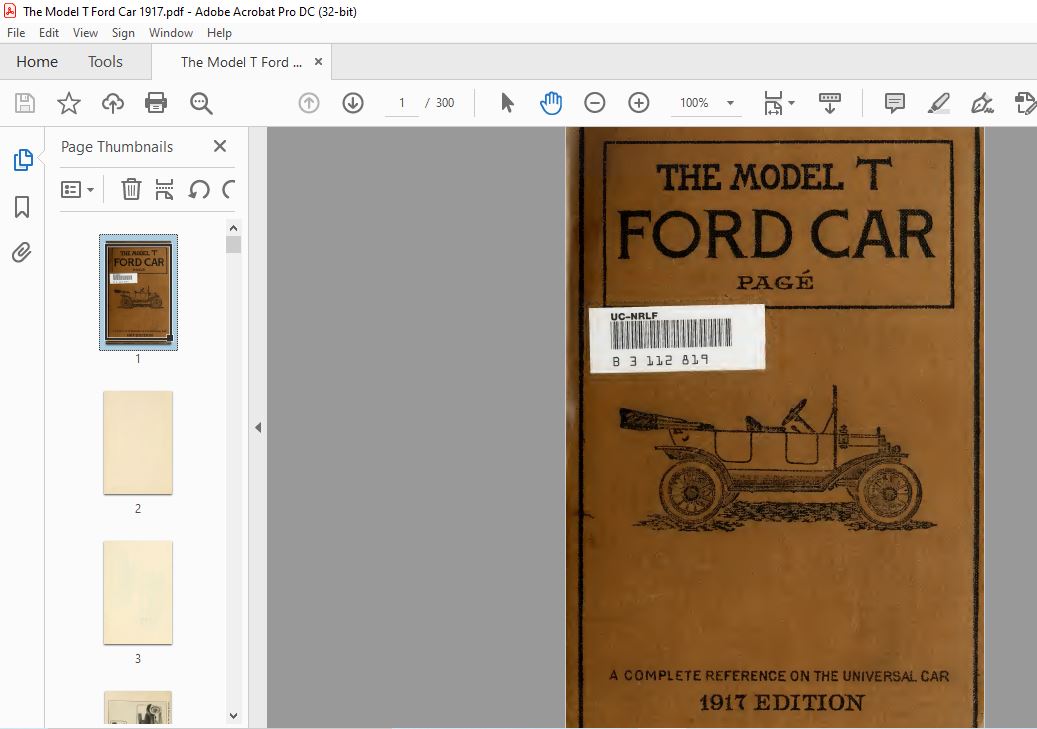 1917 FORD CAR MODEL T REPAIR MANUAL HeyDownloads Manual Downloads