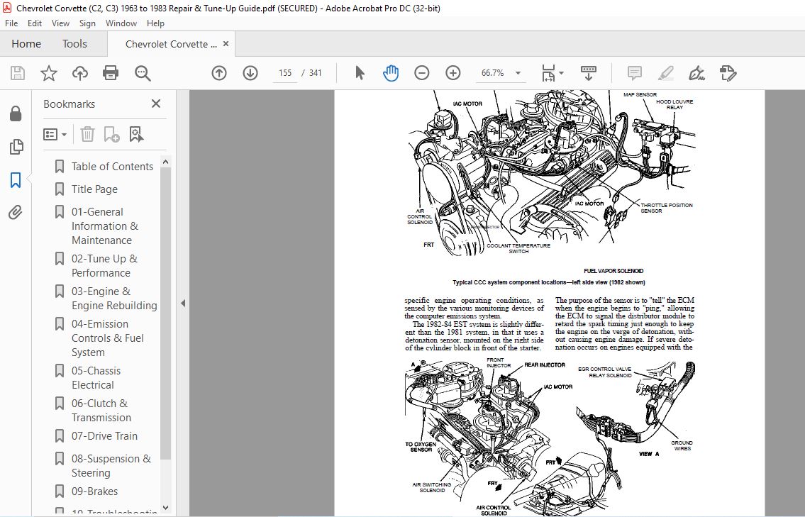Chevrolet Corvette 1963-1983 Chilton Automotive Repair Manual CH6843