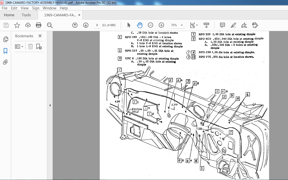 1969 CAMARO FACTORY ASSEMBLY MANUAL - PDF DOWNLOAD - HeyDownloads