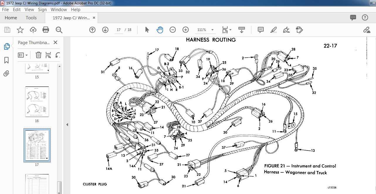 1972 Jeep CJ Wiring Diagrams Manual PDF DOWNLOAD HeyDownloads