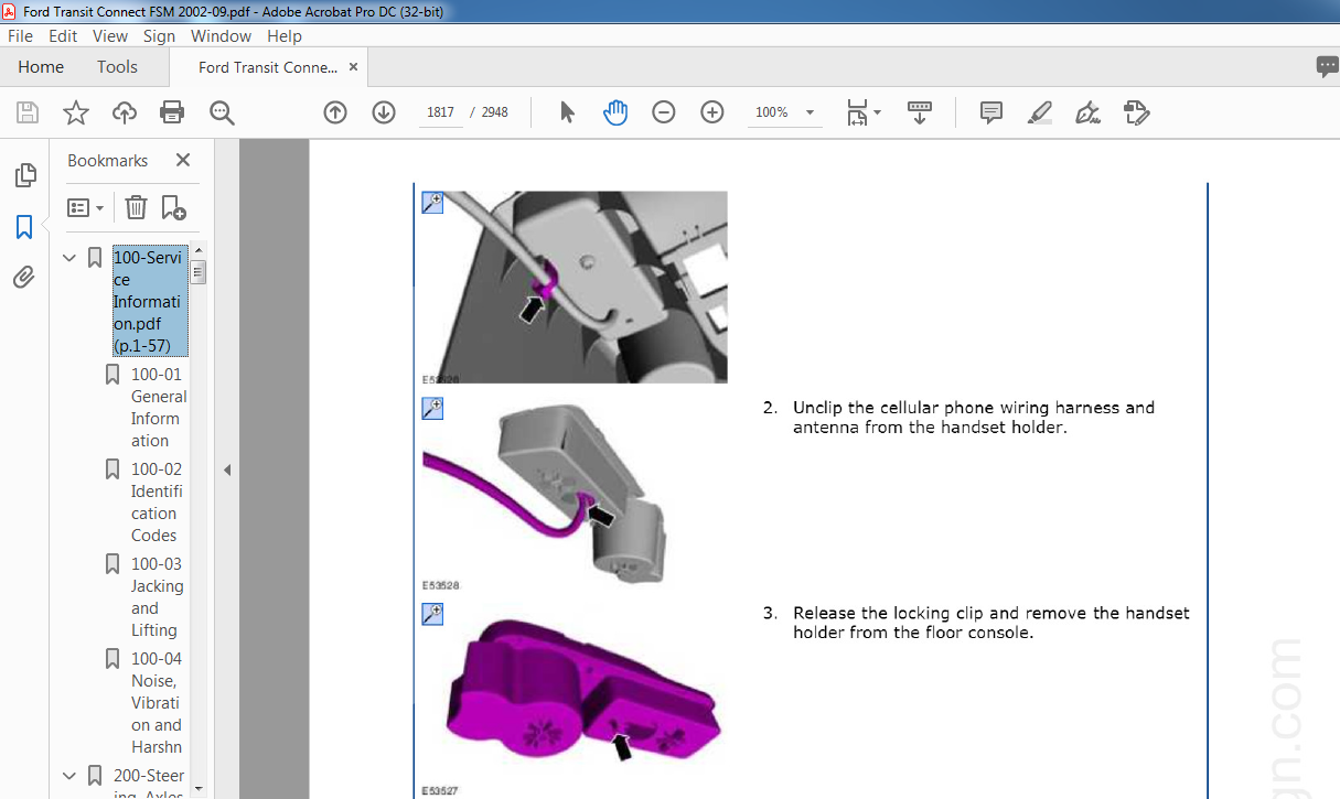ford transit connect workshop manual free download