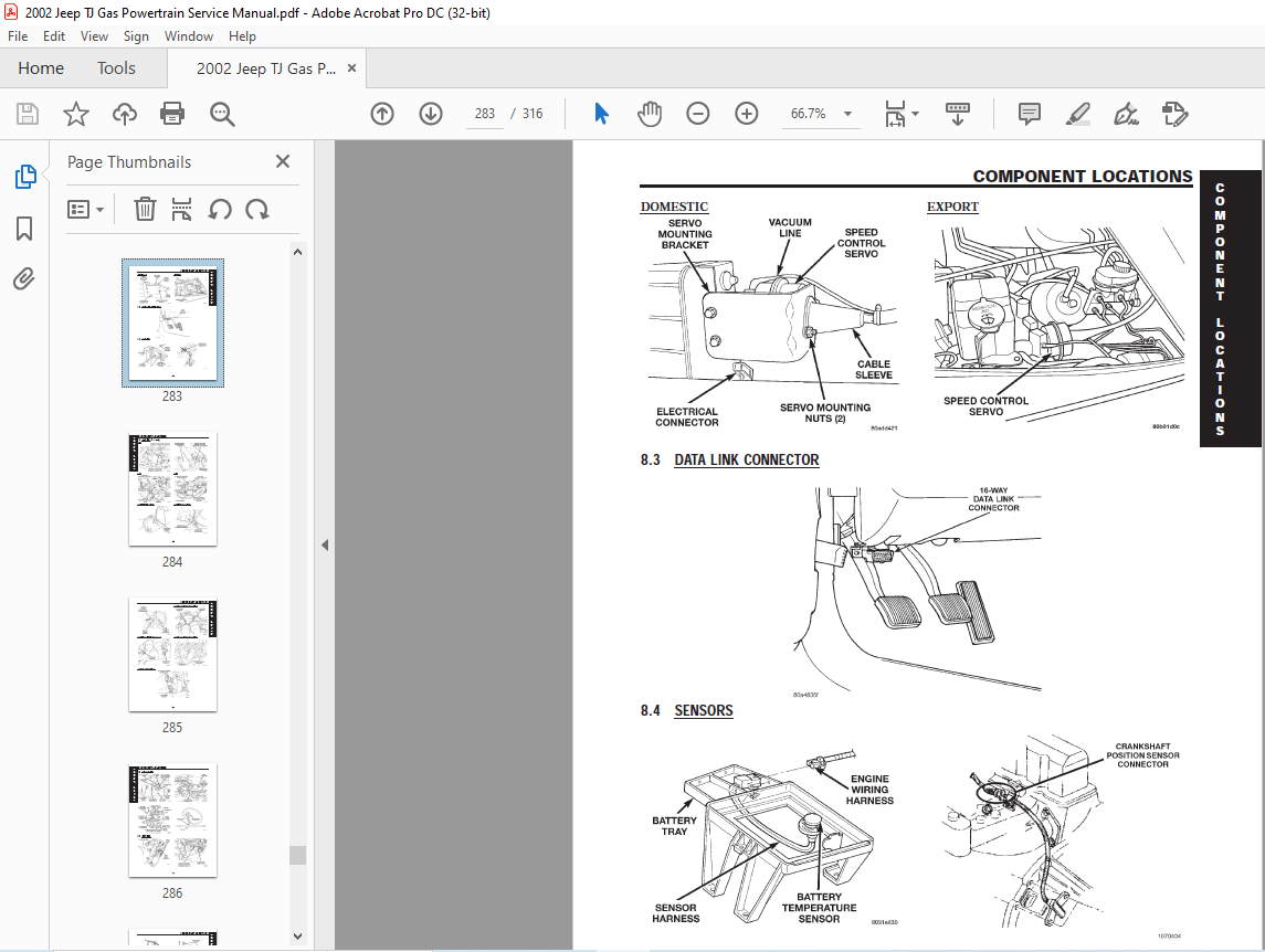 2002 Jeep Wrangler TJ Gas Powertrain Service Manual - PDF DOWNLOAD - HeyDownloads - Manual Downloads 2002 Jeep Wrangler TJ Gas Powertrain Service Manual - PDF DOWNLOAD - HeyDownloads - Manual Downloads