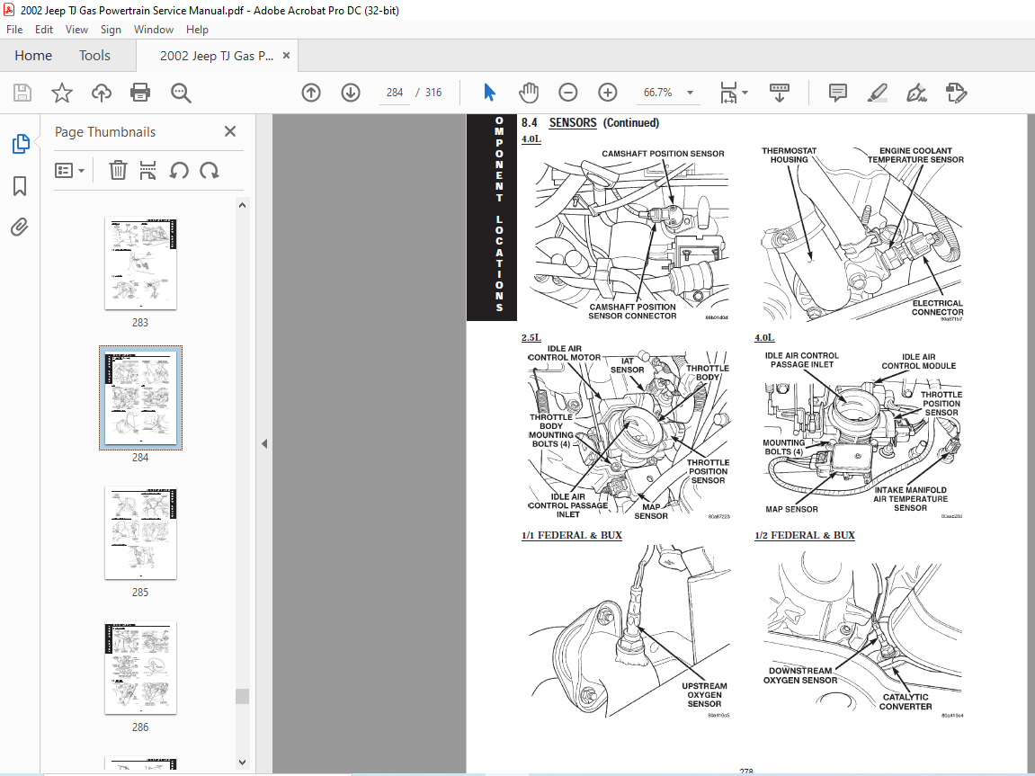 2002 Jeep Wrangler TJ Gas Powertrain Service Manual - PDF DOWNLOAD - HeyDownloads - Manual Downloads 2002 Jeep Wrangler TJ Gas Powertrain Service Manual - PDF DOWNLOAD - HeyDownloads - Manual Downloads