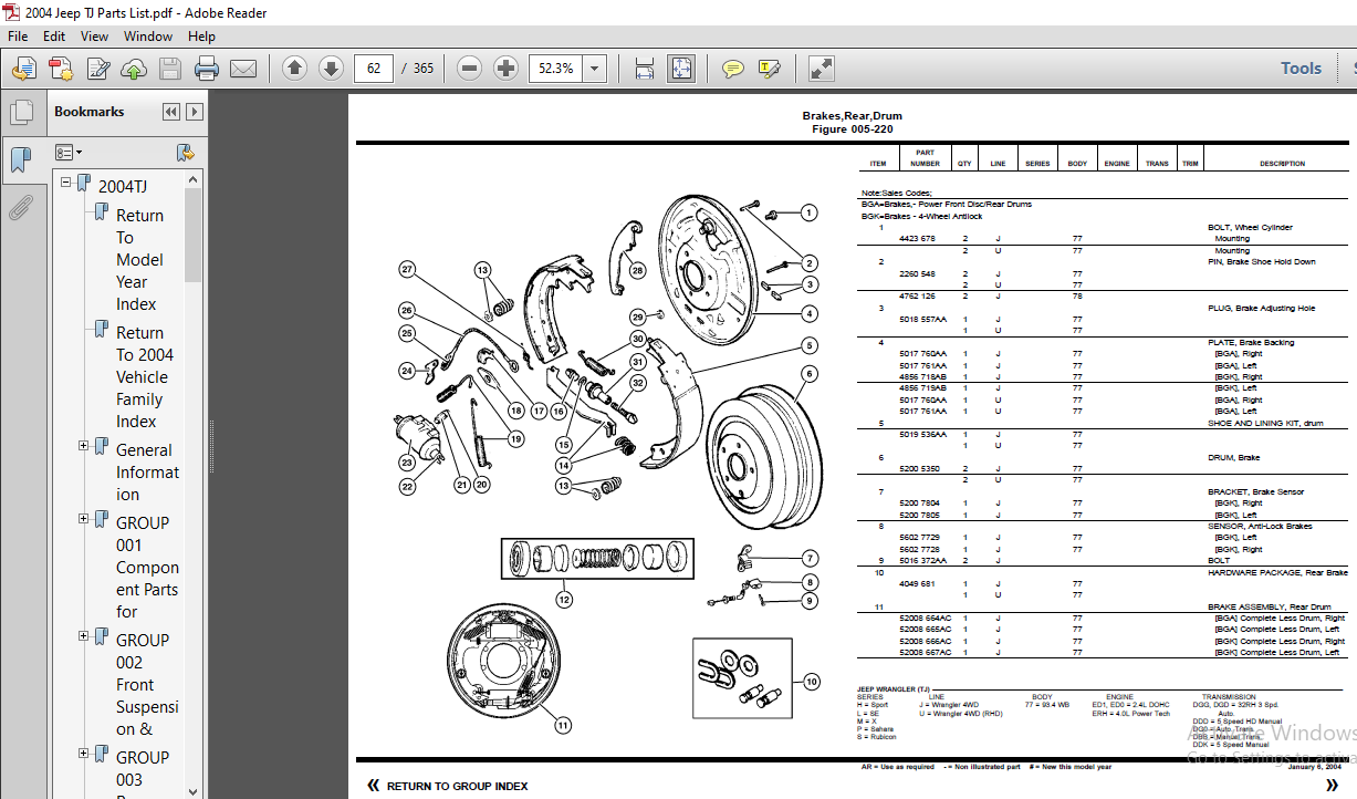 2004 Jeep Wrangler TJ Parts Catalog Manual - PDF DOWNLOAD - HeyDownloads - Manual Downloads 2004 Jeep Wrangler TJ Parts Catalog Manual - PDF DOWNLOAD - HeyDownloads - Manual Downloads