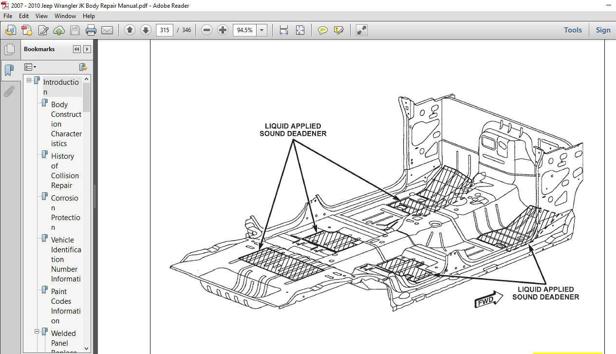 2007 - 2010 Jeep Wrangler JK Body Repair Manual - PDF DOWNLOAD -  HeyDownloads - Manual Downloads