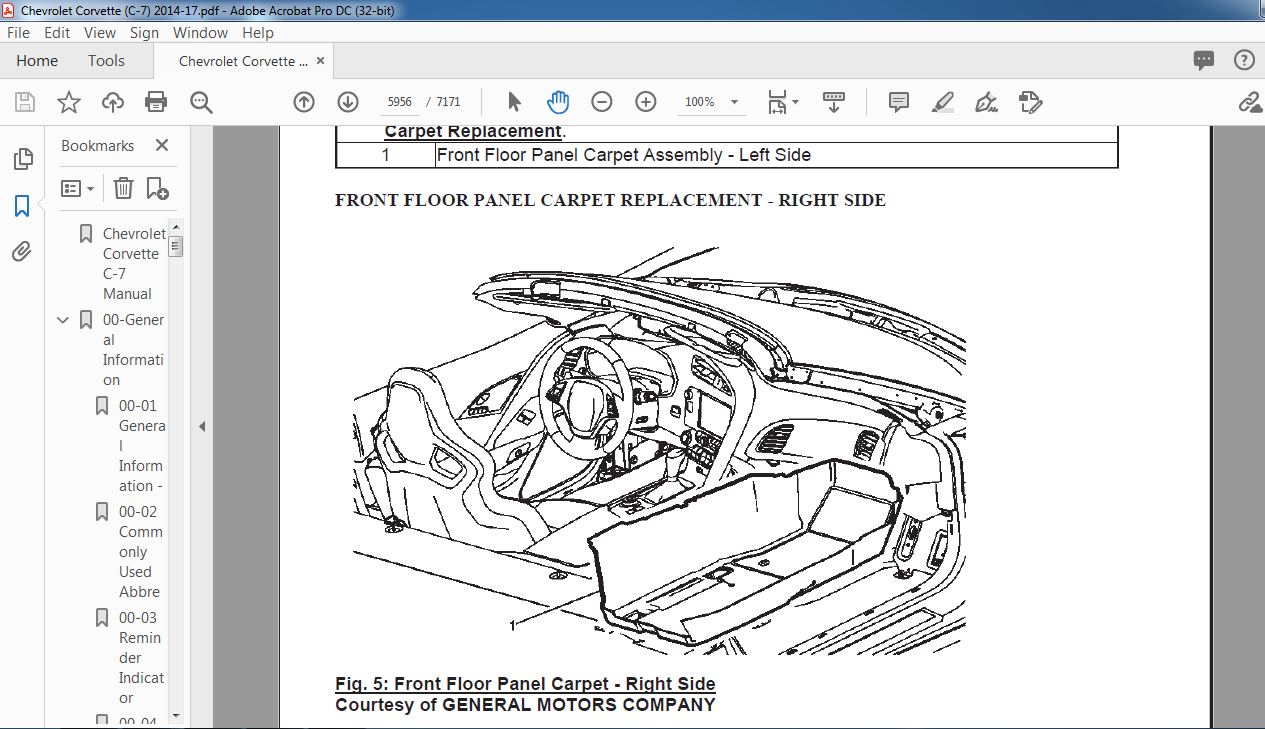 20142017 Chevrolet C7 Corvette Service Manual & Owner's Manual PDF