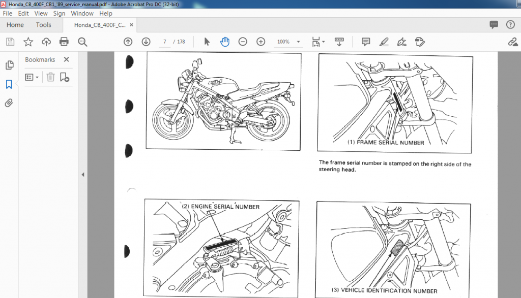 Honda CB-400F CB-1- 89 Service Manual - PDF DOWNLOAD - HeyDownloads