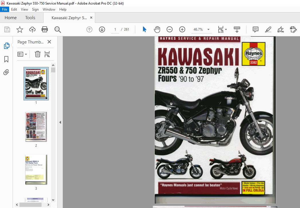 Kawasaki Zephyr 750 550 ZR750 ZR550 Pilot Box Upp Cover 14024-1988 Genuine Parts