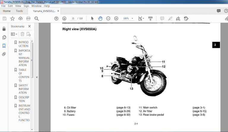 v star 650 service manual