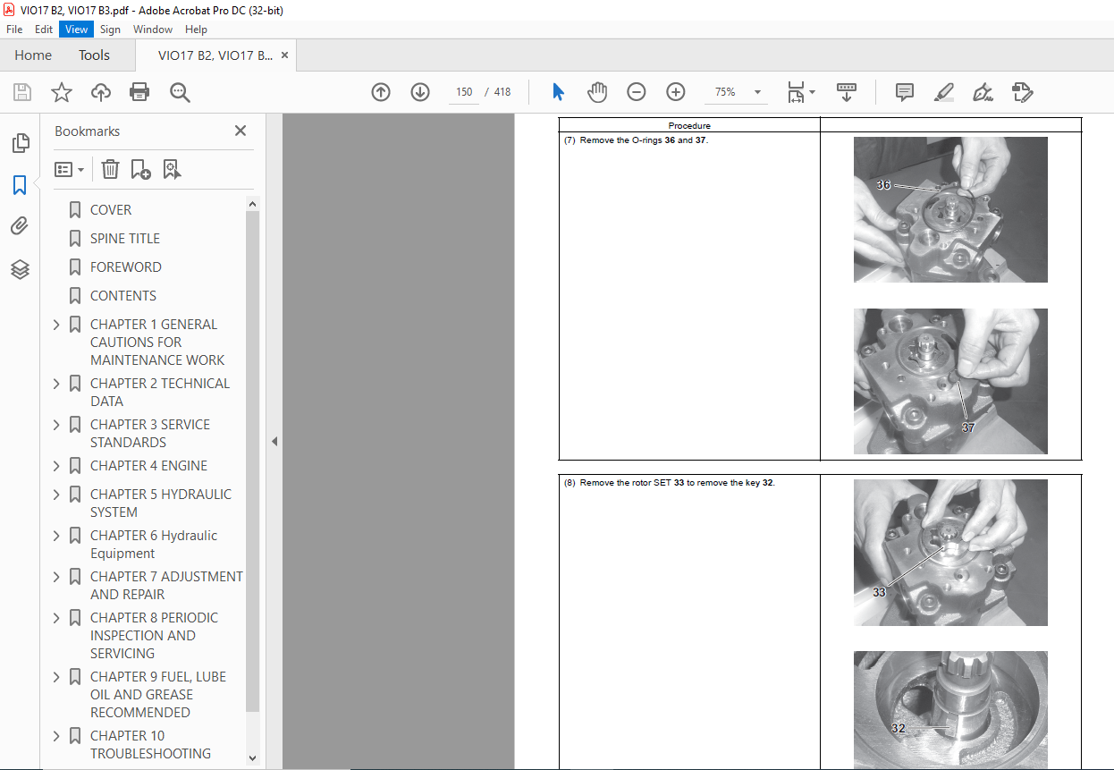 Yanmar excavator manual