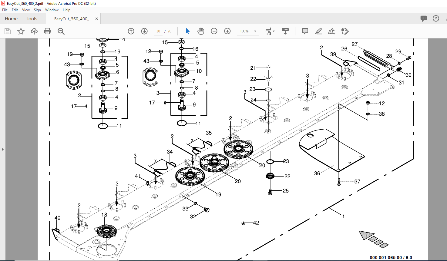 KRONE EasyCut 360 EasyCut 400 SPARE PARTS MANUAL - PDF DOWNLOAD 