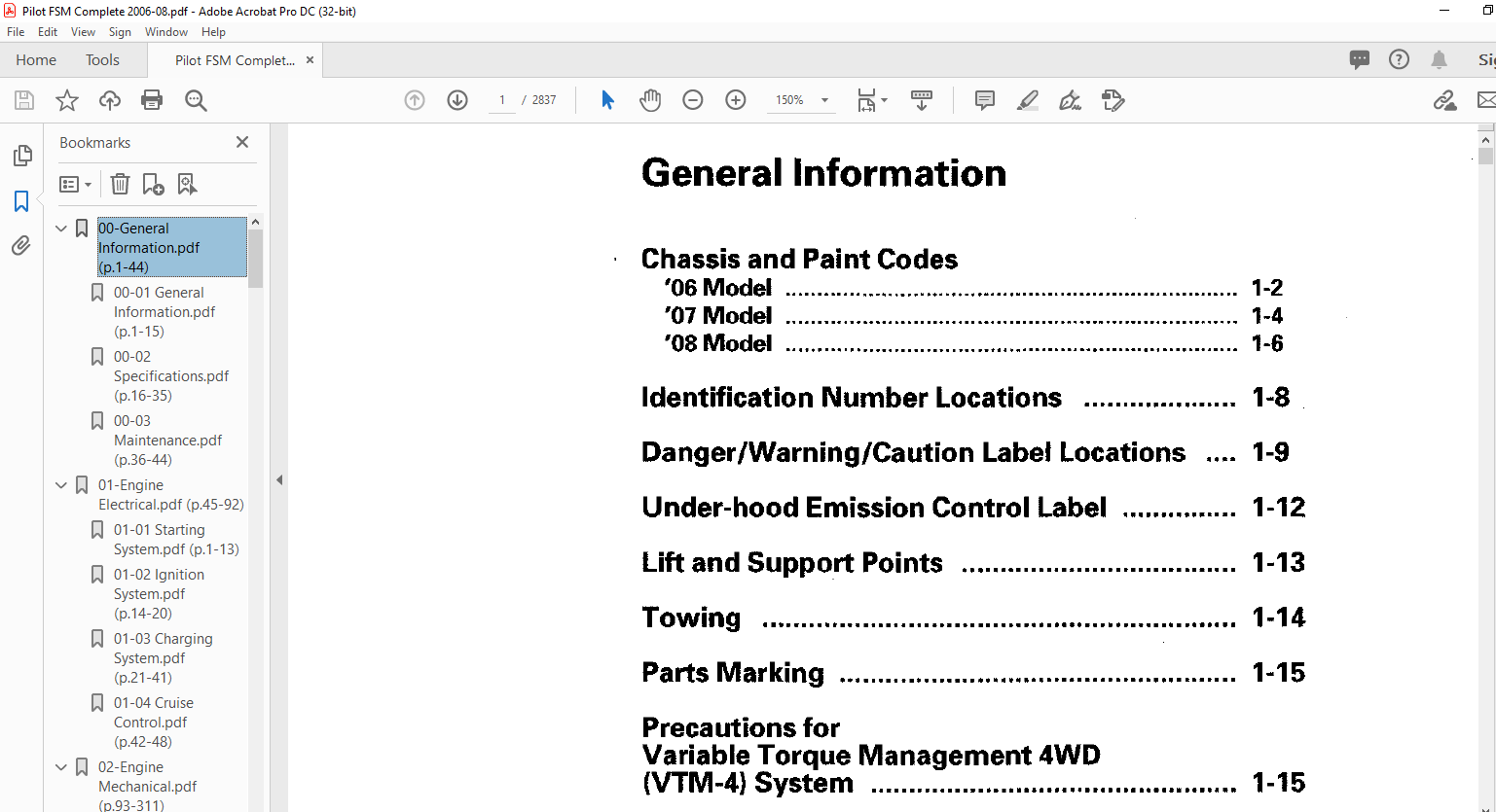 2006 2007 2008 Honda Pilot Shop Manual PDF DOWNLOAD HeyDownloads