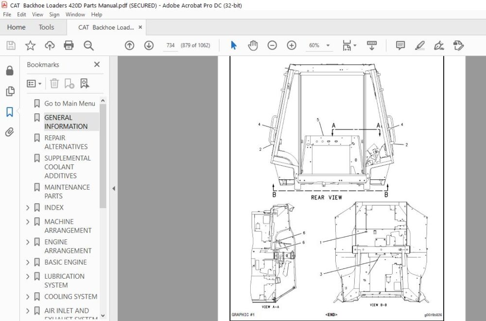 Cat 420D Backhoe Loaders Parts Manual PDF DOWNLOAD HeyDownloads