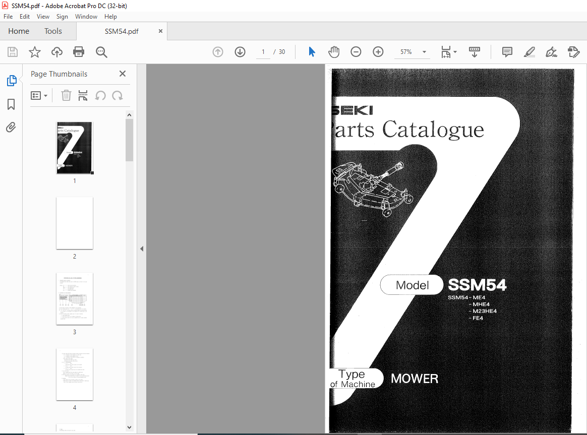 Iseki SSM54 Parts Catalogue Manual - PDF DOWNLOAD - HeyDownloads 