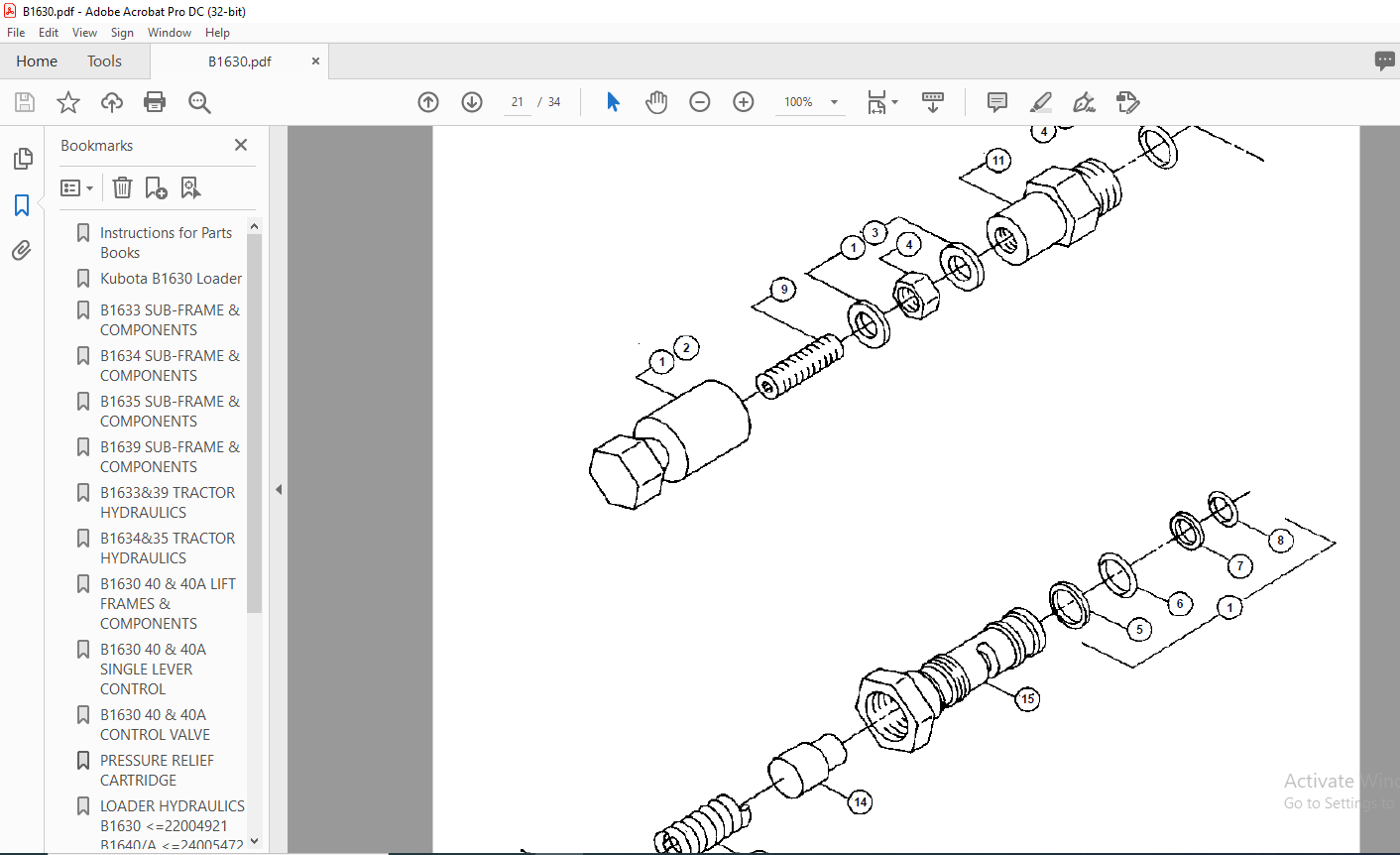 Kubota B1630 Loader Parts Manual - PDF DOWNLOAD - HeyDownloads - Manual ...