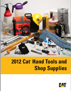 2012 Cat Hand Tools & Shop Supplies Manual - PDF DOWNLOAD ...