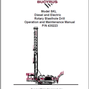 CAT Rotary Track Drills SKL Diesel and Electric Rotary Blasthole Drill ...