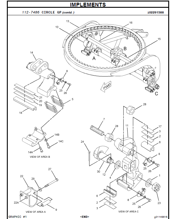 Caterpillar 140H Motor Grader Parts Manual PDF DOWNLOAD