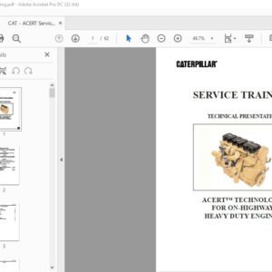 Caterpillar ACERT SERVICE TRAINING Manual - HeyDownloads - Manual Downloads