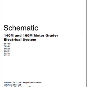 EN CAT 140M and 160M Motor Grader Power Train System Electrical System ...