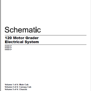 EN CAT Motor Grader 120 Electrical System Schematic Manual ...