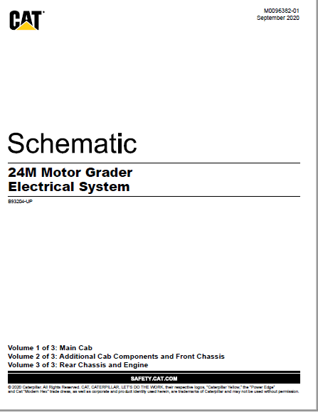 EN CAT Motor Grader 24M Electrical System Schematic Manual - PDF ...
