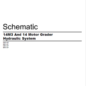 EN Cat 14M3 And 14 Motor Graders Hydraulic System Schematic Manual ...