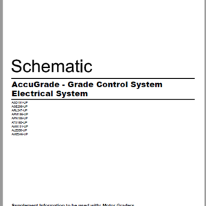 EN Cat Accu Grade - Grade Control System Motor Grader Electrical System ...