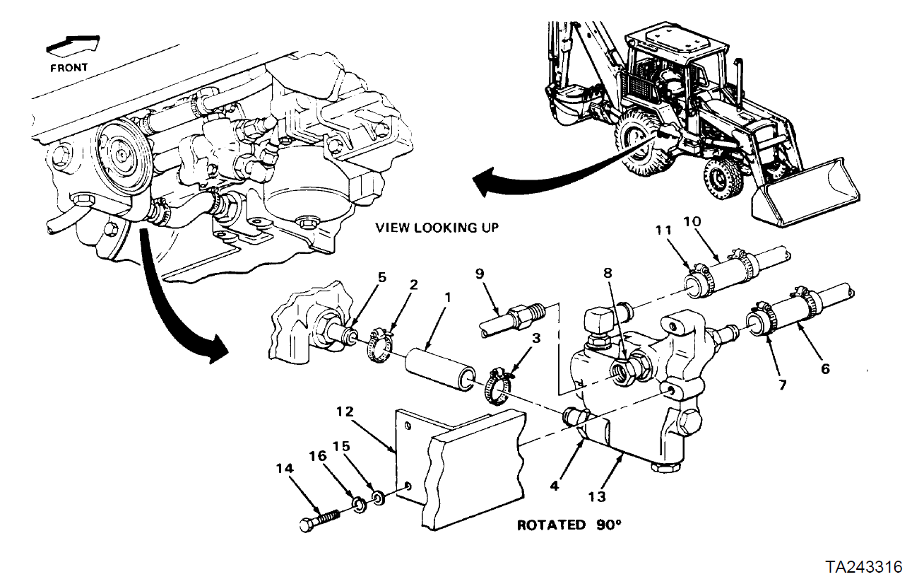 John Deere Backhoe Loader JD410 Organizational Maintenance Manual Vol 3 ...