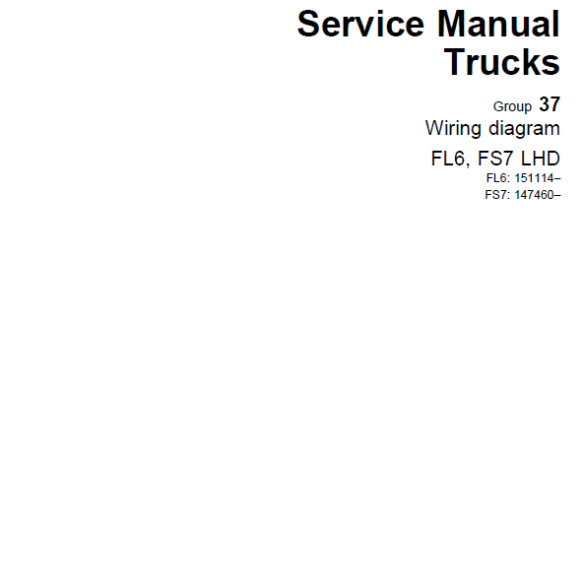 Volvo FL6 FS7 LHD Wiring Diagram Manual PDF DOWNLOAD HeyDownloads