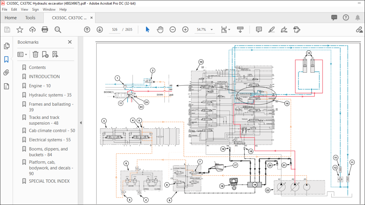 Case CX350C CX370C Hydraulic Excavator Service Manual 48024967 PDF case-cx350c-cx370c-hydraulic-excavator-service-manual-48024967-pdf