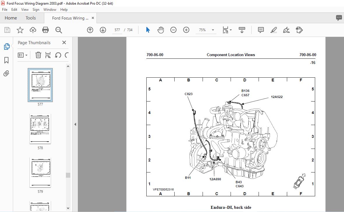 2003 Ford Focus Wiring Diagram Manual PDF DOWNLOAD HeyDownloads