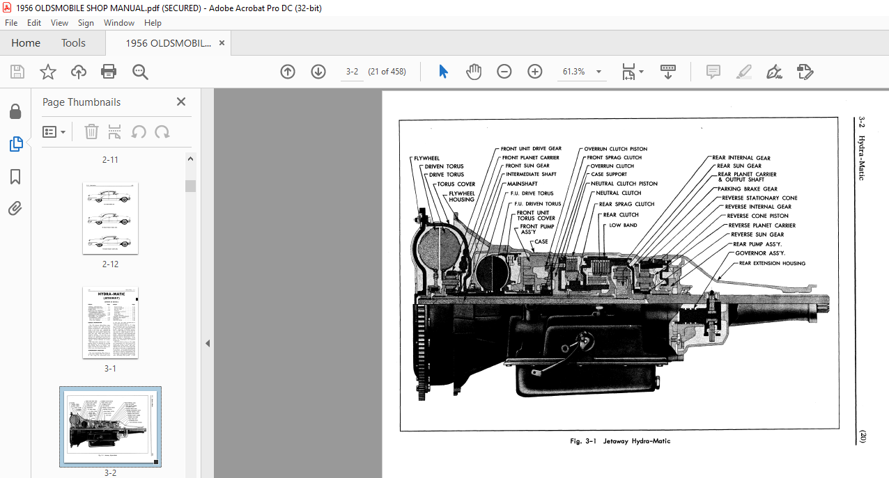 thumbnail image 2 of 1956 Oldsmobile Shop Service Repair Manual – OEM Style, Engine Drivetrain Electrical, Bishko 2 of 3