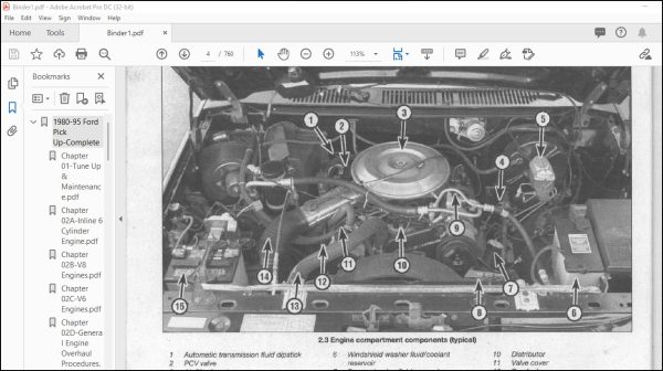 1995 FORD F150 SERVICE MANUAL PDF FREE DOWNLOAD visual data 2