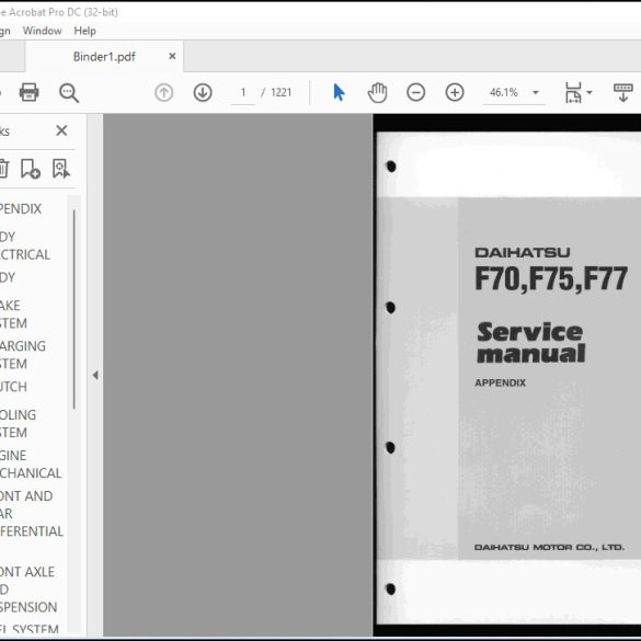 Daihatsu feroza manual