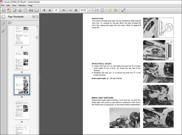 Suzuki GS500E Service Manual - PDF DOWNLOAD - HeyDownloads - Manual ...