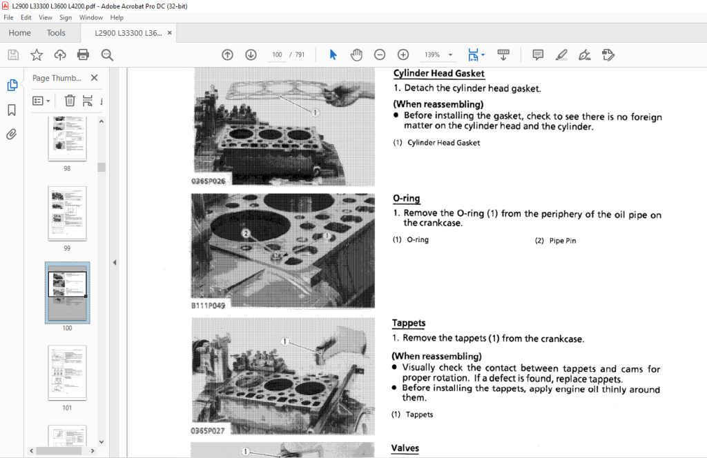 Kubota L2900, L3300, L3600, L4200 Tractor Operator’s Manual – PDF Download