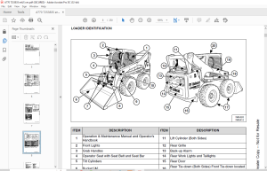 Bobcat A770 All-Wheel Steer Loader Operation &amp; Maintenance Manual SN ...