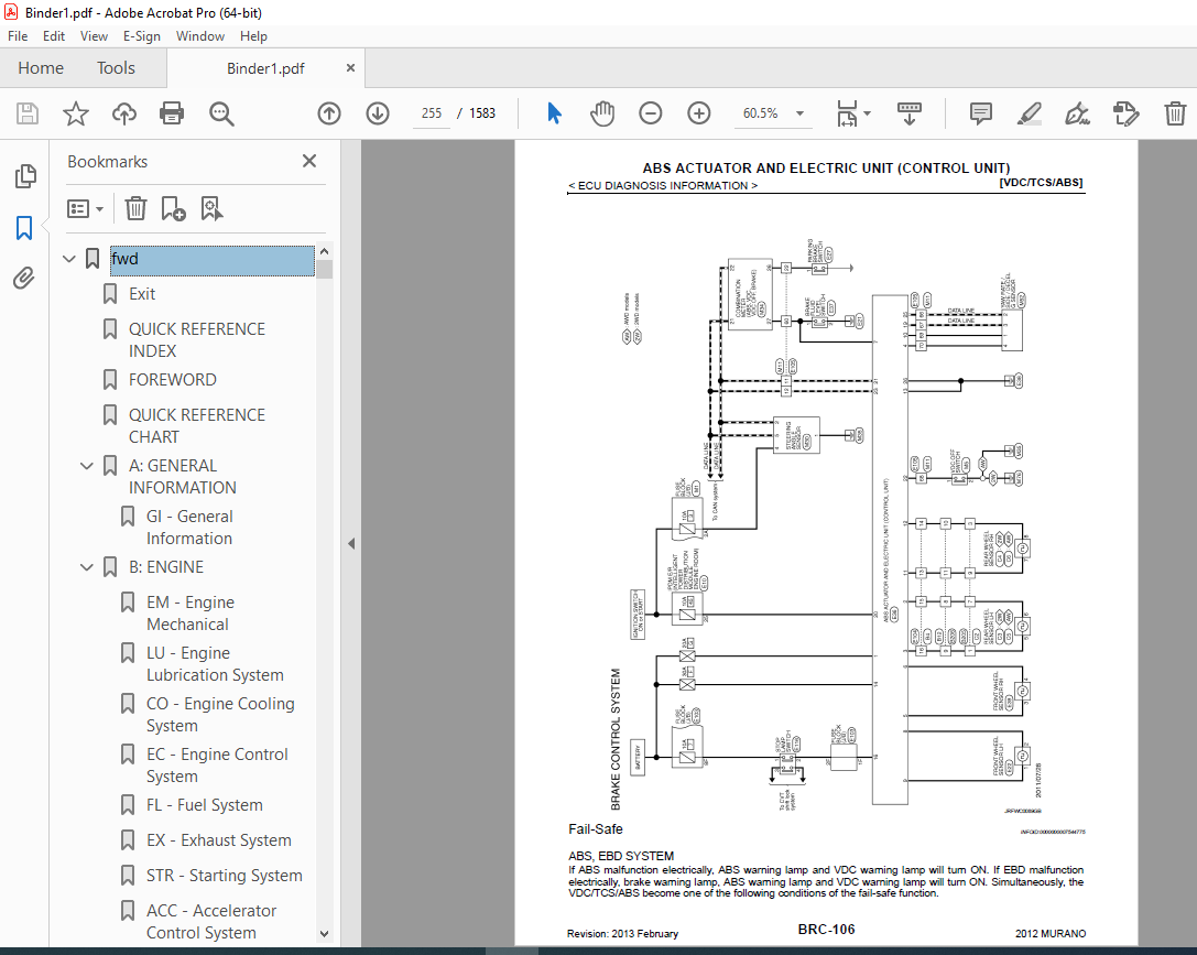 Service manual ecu diagnosis nissan murano z51